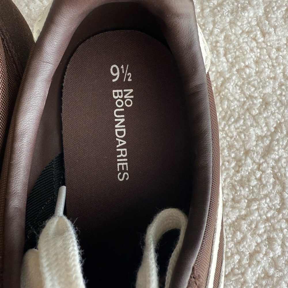 No Boundaries Chocolate Brown Sneakers